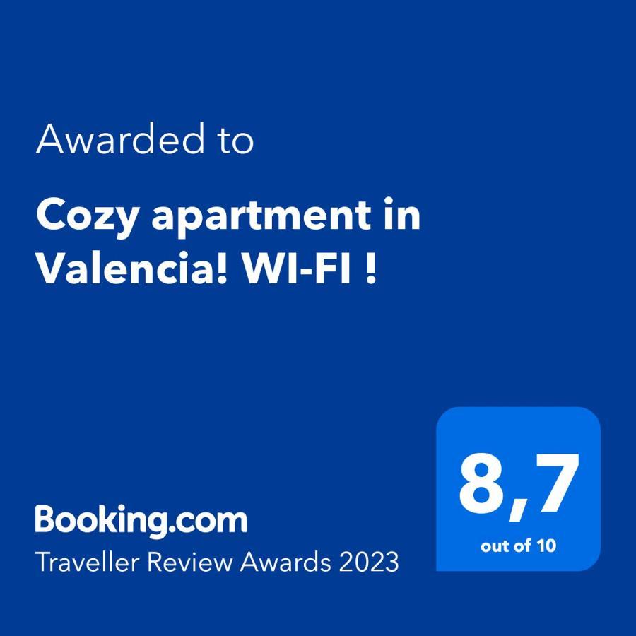 Cozy Apartment In Valencia! Wi-Fi ! Exteriör bild